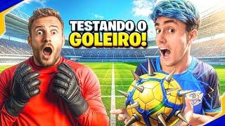 TESTANDO O NOVO GOLEIRO DA TROPA DO RAIO!