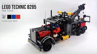 Building LEGO Technic 8285 - Tow Truck [Page by Page Instruction and Preview]