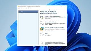 How to Install VMWare Workstation Player 16 on Windows