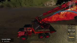 Buying the huge excavator and digging fast. | HARD MODE | Ep 154 | Gold Mining Simulator #gold