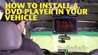 How To Install a DVD Player In Your Vehicle -EricTheCarGuy