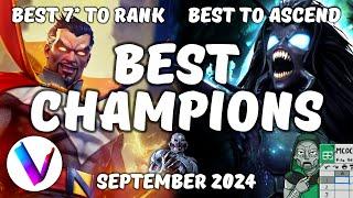 Best Champions Ranked & Tier List September - Vega's Tier List Spreadsheet - Nefaria, Shathra MCoC