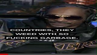 SNOOP DOGG TALKS GARBAGE WEED …   #thelatewilliams #shortsfeed #shortsvideo