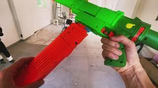 Nerf fortnite zesty smg firing demo