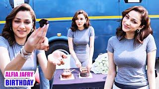 Alfia Jafry Cuts Cake & Celebrates Her Birthday With Paps | HUNGAMA