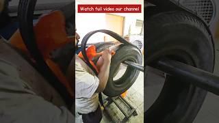 Tyre remould #tyre #tyrerestoration #oldtyretonewtyre