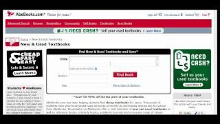 AbeBooks.com Help - Searching for Textbooks by ISBN