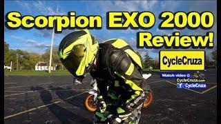 Scorpion EXO-R2000 Helmet Review! Best Helmet Ever?| MotoVlog