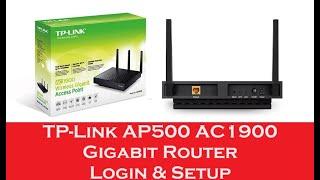 TP Link AP500 AC1900 Gigabit Wireless Router login and setup