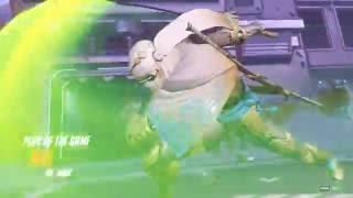 Overwatch Clutching Genji