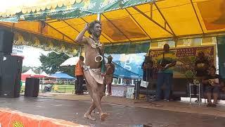 Funny dancer at Rosso Mountain Bike Race