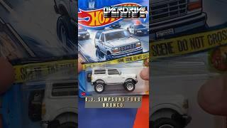 O.J. Simpsons White Bronco -  #hotwheelscustom #diecastcustom