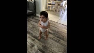 Back when Aleyna started walking