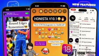 NEW HONISTA V10.1 iOS INSTAGRAM  | HONISTA V10.1 IPHONE STORY SETTING | ROUND EDGE REMENTION & MORE