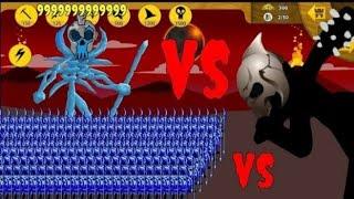 New X9999 Ice Golden Gaint Griffon Army Vs Hack Final Boss Army | Hack skin | Crazy Sticks