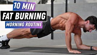 10 MINUTE FAT BURNING MORNING ROUTINE | Do This Every Day | Rowan Row