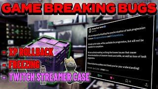 Freezing, Rollback Glitch & Streamer Case! - Game Breaking Bugs - Tarkov News & Updates