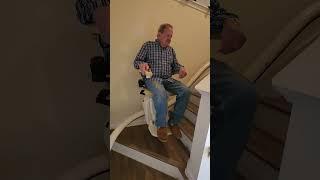HomePro Mobility | Handicare FreeCurve Stairlift Glides Around Tight Turn with Ease