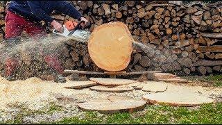 Stihl MS500i (stock) vs ported Solo 681, Dolmar 7900 and Husqvarna 390xp