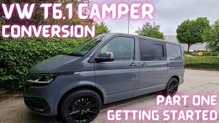 VWT6.1 Camper Van Conversion Part 1