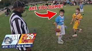 He WAS PISSED at the REFS!  (UNBELIEVABLE FLAG FOOTBALL GAME)