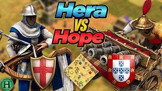 Italians vs Portuguese | 1v1 Arabia | vs Hope | AoE2