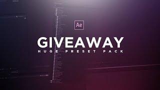 [100 giveaway] After Effects Preset Pack (shakes, cc, effects, transitions)