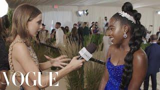 Amanda Gorman on Co-Chairing Her First Met | Met Gala 2021 With Emma Chamberlain | Vogue