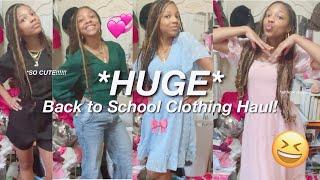 *HUGE* BACK TO SCHOOL CLOTHING HAUL!! ||Feat. Dressin!