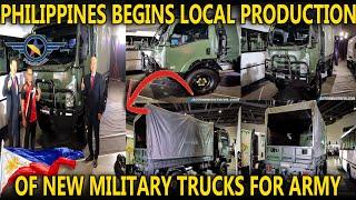 FIRST LOCALLY MADE MILITARY TRUCKS FOR THE PHILIPPINE ARMY!