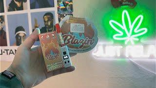 Trying Blazin Asian’s THCa cartridge and weed‼️