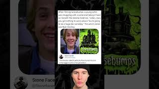 When filming Goosebumps, a young actor was struggling with a scene and taking it hard on himself.
