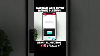 Find out how much your potential Earning on TikTok