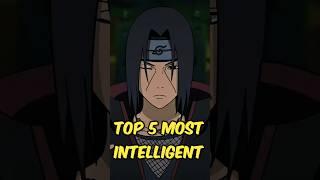 Top 5 Most Intelligent shinobi in Naruto Universe #naruto #shorts