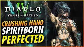 NEW Best Spiritborn Build Perfected End Game Guide - Diablo 4 Vessel of Hatred