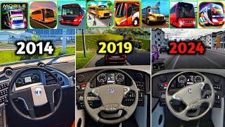 Evolution of mobile Bus simulator games (2014-2024)