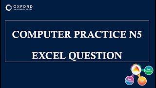 COMPUTER PRACTICE N5 EXCEL EXAMINATION 2020