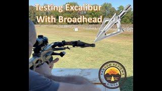 Excalibur 340 Broadhead Test