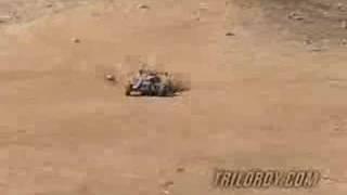 RC Car Jumping And Crashing