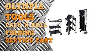 Olympia Tools Pack N Roll Folding Service Cart Model 85-188