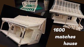 How to make a matchstick summer house (... from scratch)