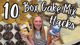 10 Amazing CAKE MIX RECIPES that will Blow Your MIND! | Doctored-Up Box Cake Mix Recipes!