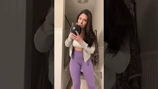 Black Balloon  Purple Leggings #balloons #balloon #asmr #youtubeshorts #blow #blowup #leggings