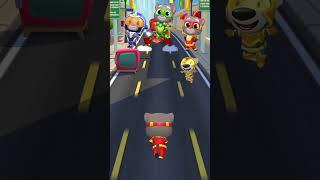 Hero Tom Green vs Blue vs Red #games #talkingtomherodash #talkingtomherodashrun #talkingtom