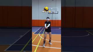 Sürpriz sonlu Voleybol Challenge . #volleyball #voleybol