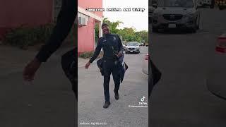 Jamaican police and Wifey ️ #jamaica #shortfeed #jcf #police #shorts #youtubeshorts #travel