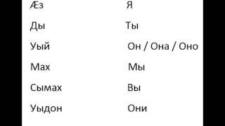 Осетинский для всех:  Личные местоимения + уæвын (быть)