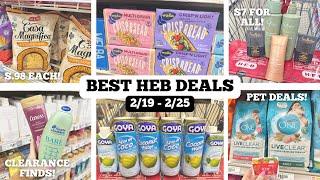 BEST HEB DEALS | EASY GROCERY & HOUSEHOLD ESSENTIALS DEALS | BUDGET GROCERY SHOPPING| 2/19 - 2/25