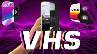 Как Сделать на Телефоне Эффект VHS эффект старой камеры Rec Fox Mobile