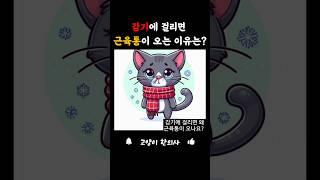 감기에 걸리면 몸살이 오는 이유  #고양이 #audiobook #shorts